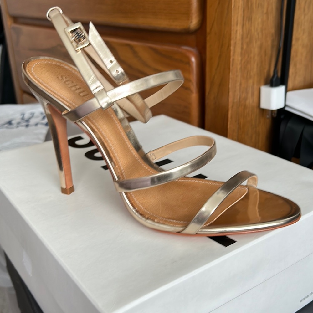 Schultz Gold Heels